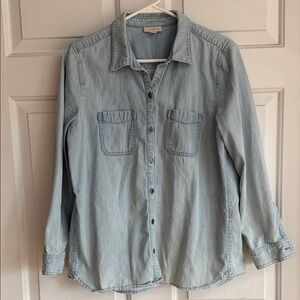 J. Jill Denim Light Blue Shirt